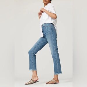 Madewell The Perfect Vintage Crop Jean Raw Hem High Rise